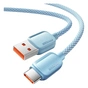 Дата кабель USB 2.0 AM to USB-C 1.0m 100W blue Essager (EXC7A-WL03-P) - зменшене зображення 3