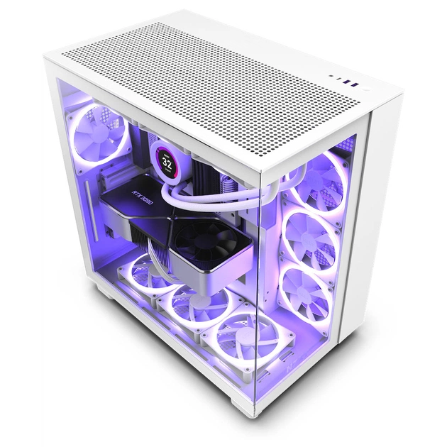 Корпус для ПК NZXT H9 Flow Edition White (CM-H91FW-01) - изображение 1
