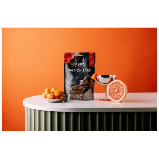 Ласощі для собак Savory Bars With Salmon 100 г (4820261921106) - picture 8
