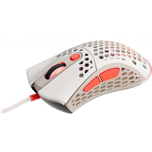 Мишка 2E HyperSpeed Pro RGB Retro White (2E-MGHSPR-WT) - зображення 1