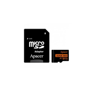 Карта пам'яті Apacer 512GB microSD class 10 UHS-I U3 (AP512GMCSX10U8-R) зображення 1