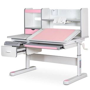 Парта Mealux Florida Multicolor Pink (Evo-52 WG + PN Multicolor) зображення 1