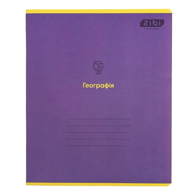 Тетрадь ZiBi MONOCHROME 36 листов, клетка география (ZB.1733-39) - изображение 1