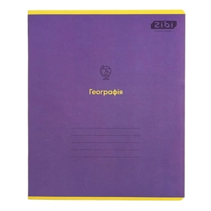 Зошит ZiBi MONOCHROME 36 аркушів, клітинка географія (ZB.1733-39) зображення 1