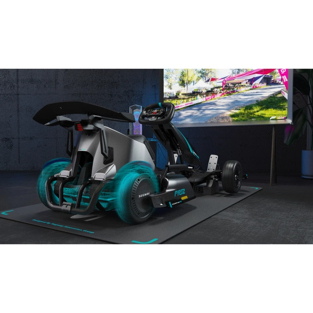Електроскутер Segway Карт Ninebot GoKart PRO 2, сіро-блакитний (AA.04.04.01.0004) - зображення 11