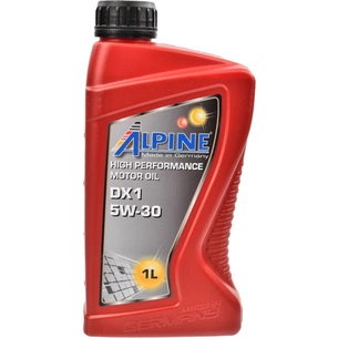 Моторное масло Alpine 5W-30 DX1 1л (1665-1) изображение 1
