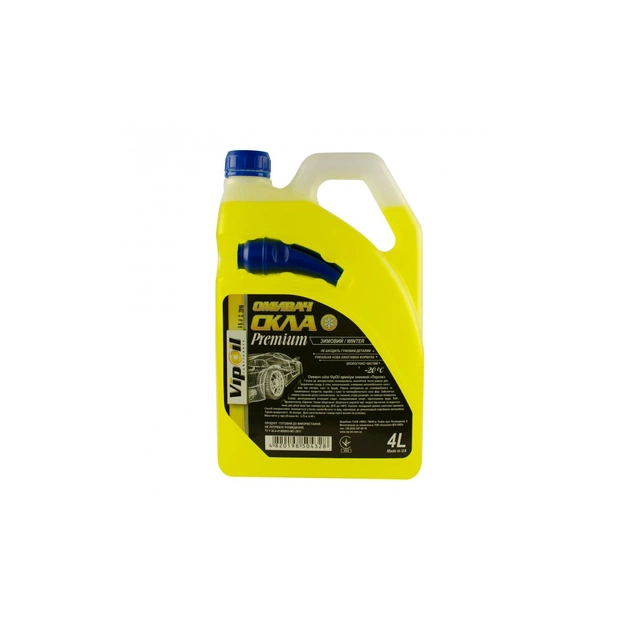 Омыватель автомобильный VIPOIL -20 Персик 4л (0279958) - изображение 1