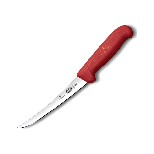 Кухонний ніж Victorinox Fibrox Boning 12 см Red (5.6601.12) - зображення 1