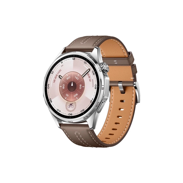 Смарт-часы Huawei WATCH GT 6 46mm Brown Leather (55020FTW) - изображение 1