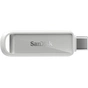 USB флеш накопичувач SanDisk 256GB iXpand Arctic White Type-C (SDIXS0N-256G-GN6NE) - зменшене зображення 1