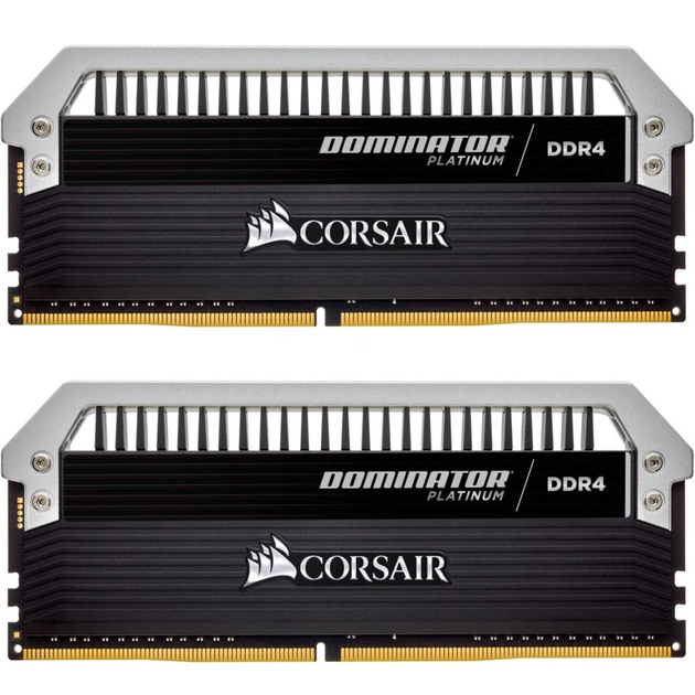 Модуль пам'яті для комп'ютера DDR4 32GB (2x16GB) 3200 MHz Dominator Platinum Corsair (CMD32GX4M2C3200C16) - зображення 1
