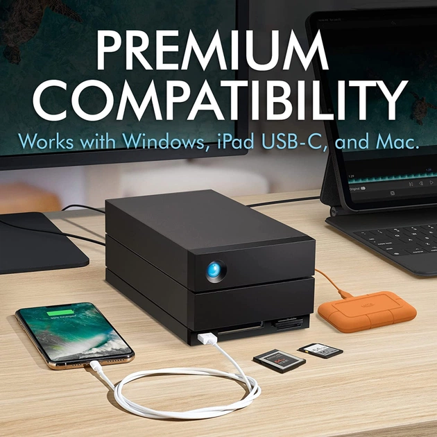 Зовнішній жорсткий диск 3.5" 28TB LaCie (STLG28000400) - picture 6