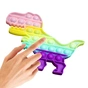 Антистрес Sibelly антистрес Pop It Dino Glow in Dark (SB-PPIT-DN-GD) - зменшене зображення 3