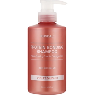 Шампунь Kundal Protein Bonding Shampoo Violet Muguet Для пошкодженого волосся 500 мл (8809809429003) зображення 1