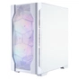 Корпус 1stPlayer D4-M-WH-2F1P-W-1F1-W White - зменшене зображення 2