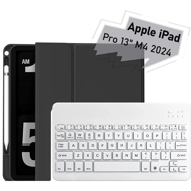 Чохол до планшета BeCover with keyboard Apple iPad Pro 13" M4 2024 Black (713003) - picture 1
