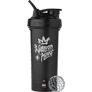 Шейкер спортивний BlenderBottle Classic Loop PRO 28oz/820ml Marvel Black (Loop_PRO_28oz_Panther) зображення 1