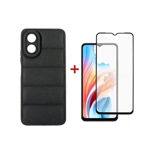 Чохол до мобільного телефона Dengos OPPO A18/A38 Case + Glass (Black) (DG-KM-70) зображення 1