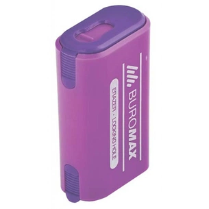 Точилка Buromax with a container, large, eraser, plastic (BM.4753) зображення 1