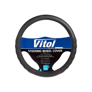 Чохол на руль Vitol M чорн. (VLU-1909339 BK M) зображення 1