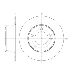 Гальмівний диск REMSA 61433.00 зображення 1