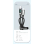 Дата кабель USB-C to USB-C 2.0m 100W Digital Display blue Essager (ES-XCTT1-YDA03) - зменшене зображення 12