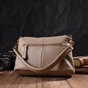 Сумка Vintage Жіноча через плече з натуральної шкіри Бежева (22084) - зменшене зображення 9