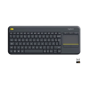 Клавіатура Logitech K400 Plus Touch Wireless UA Black (920-007145) зображення 1