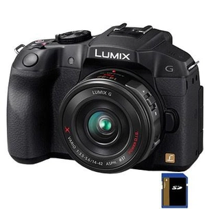 Цифровий фотоапарат Panasonic DMC-G6X black 14-42mm kit (DMC-G6XEE-K) зображення 1