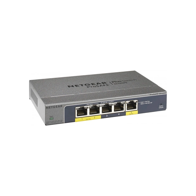 Комутатор мережевий Netgear GS105PE-10000S - зображення 1