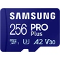 Карта пам'яті Samsung 256 GB microSDXC Pro Plus UHS-I U3 V30 A2 Class 10 + SD-adap (MB-MD256SA/EU) - зменшене зображення 2