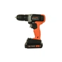 Шуруповерт Black&Decker 18 В Li-Ion, 1.5Ah, 600 об/хв, 1,2 кг (BCD001C1) - уменьшенное изображение 2