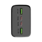 Батарея універсальна SBS 30000mAh 20W PD,QC, 2xUSB-A, 2xUSB-C Black (TTBB30000PD20K) - зменшене зображення 2