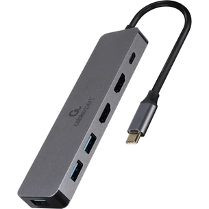 Концентратор Cablexpert USB-C 3-in-1 (A-CM-COMBO3-03) зображення 1