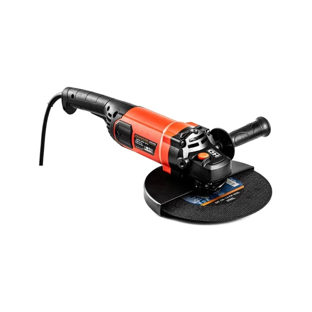 Шлифовальная машина GTM 230мм AG230/2300HD 2300Вт, 6500об/мин, пл.пуск (AG230/2300HD) - изображение 1