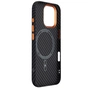Чохол до мобільного телефона Armorstandart LikeCarbon2 SE MagCase Apple iPhone 17 Black Orange (ARM89160) - зменшене зображення 4