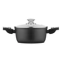 Кастрюля Ardesto Gemini Bari, 2.5л, алюміній, чорний (AR1925AC) - уменьшенное изображение 2