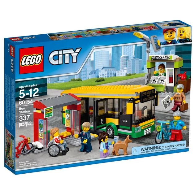 Конструктор LEGO City Автобусна зупинка (60154) - изображение 1