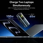 Батарея універсальна Vention 20000 mAh 165W Gray TFT Display Type (FKFH0) - зменшене зображення 8