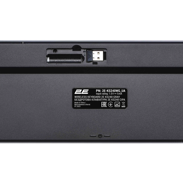 Комплект 2E MK440 Wireless/Bluetooth UA Black/Grey (2E-MK440WBGR_UA) - picture 4