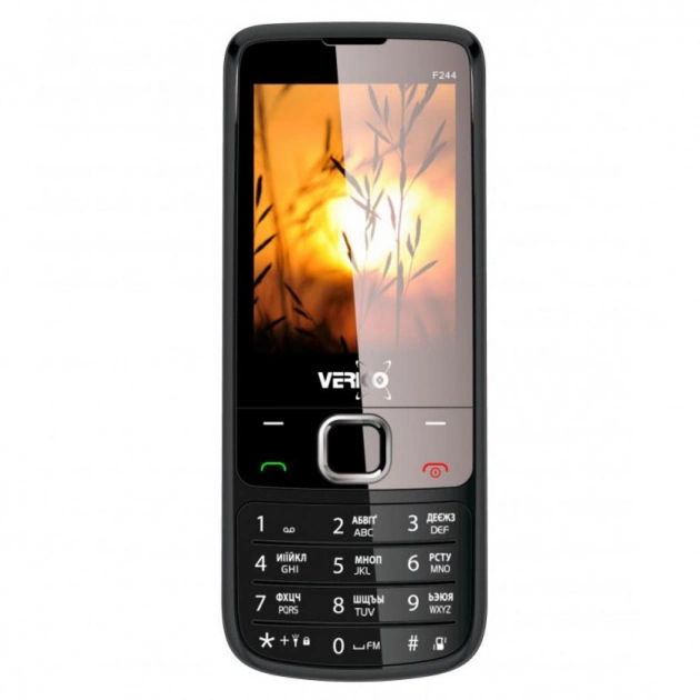 Мобільний телефон Verico Style F244 Black (4713095606724) - изображение 1