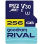 Карта пам`яті MicroSDXC 256GB UHS-I/U3 Class 10 Goodram RIVAL M3AA R100/W70MB/s + SD-adapter (GGSM3AA-2560R12) - зменшене зображення 3