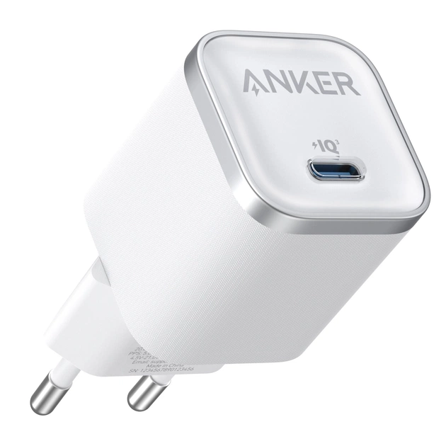 Сетевое зарядное устройство Anker Nano Charger 45W USB-C White (A2692L21) - изображение 1