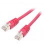 Патч-корд 1м S/FTP Cat 6A CU LSZH red Cablexpert (PP6A-LSZHCU-R-1M) - зменшене зображення 1