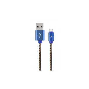 Дата кабель USB 2.0 AM to USB-C 1.0m Cablexpert (CC-USB2J-AMCM-1M-BL) зображення 1