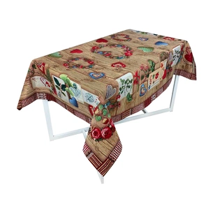 Скатертина Прованс гобеленова Wooden 134х180 см (4823093435988) зображення 1