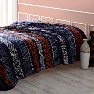 Плед Marie Claire Майа темно-синій, 200х220 см (168823) зображення 1