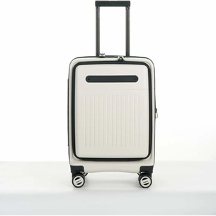 Валіза Bagland маленька 40 л біла (1140721769) зображення 1