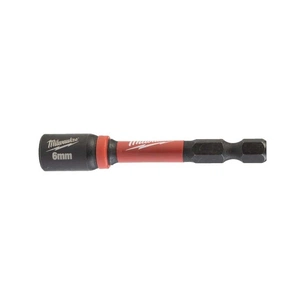 Головка магнітна Milwaukee 1/4", шестигранна, 6 мм Shockwave, ударостійка (4932492435) зображення 1