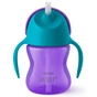 Поїльник-непроливайка Philips AVENT з трубочкою 210 мл 9 міс+, бузковий (SCF796/02) - зменшене зображення 2